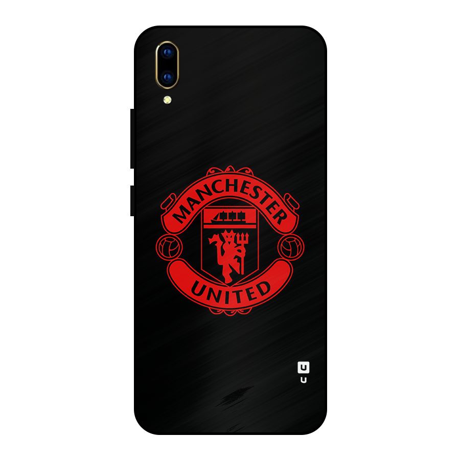 Bold Mancheter United Metal Back Case for Vivo V11 Pro