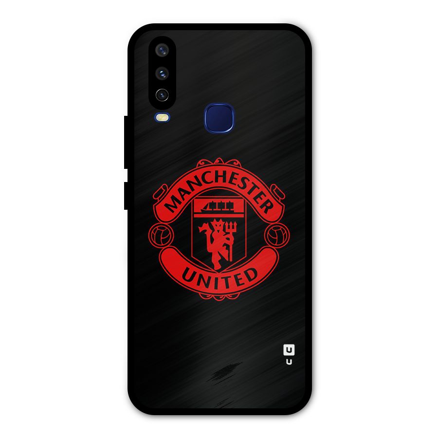 Bold Mancheter United Metal Back Case for Vivo V17