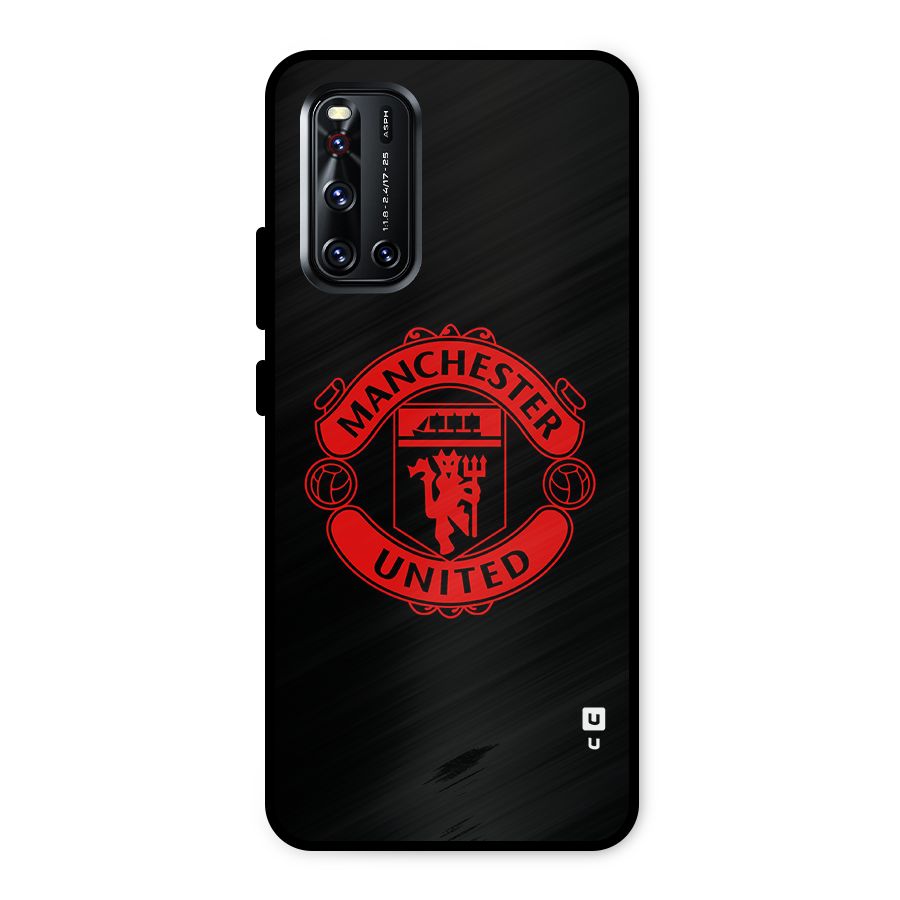 Bold Mancheter United Metal Back Case for Vivo V19