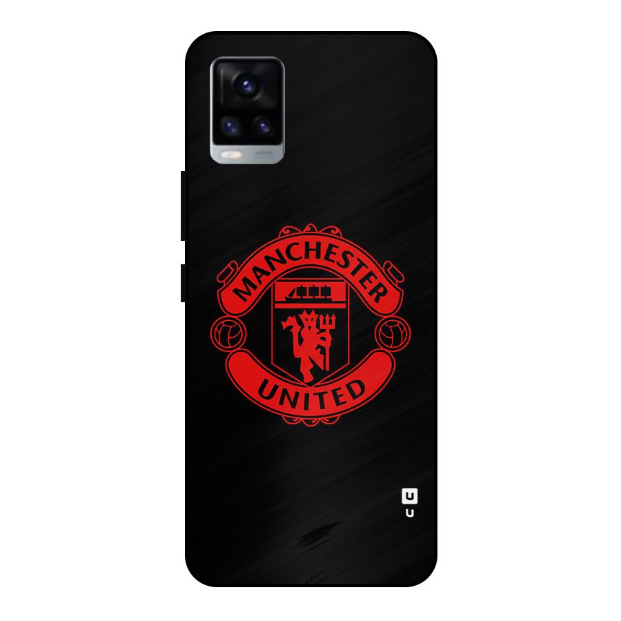 Bold Mancheter United Metal Back Case for Vivo V20