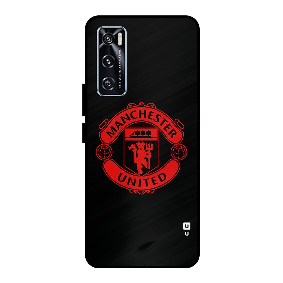 Bold Mancheter United Metal Back Case for Vivo V20 SE
