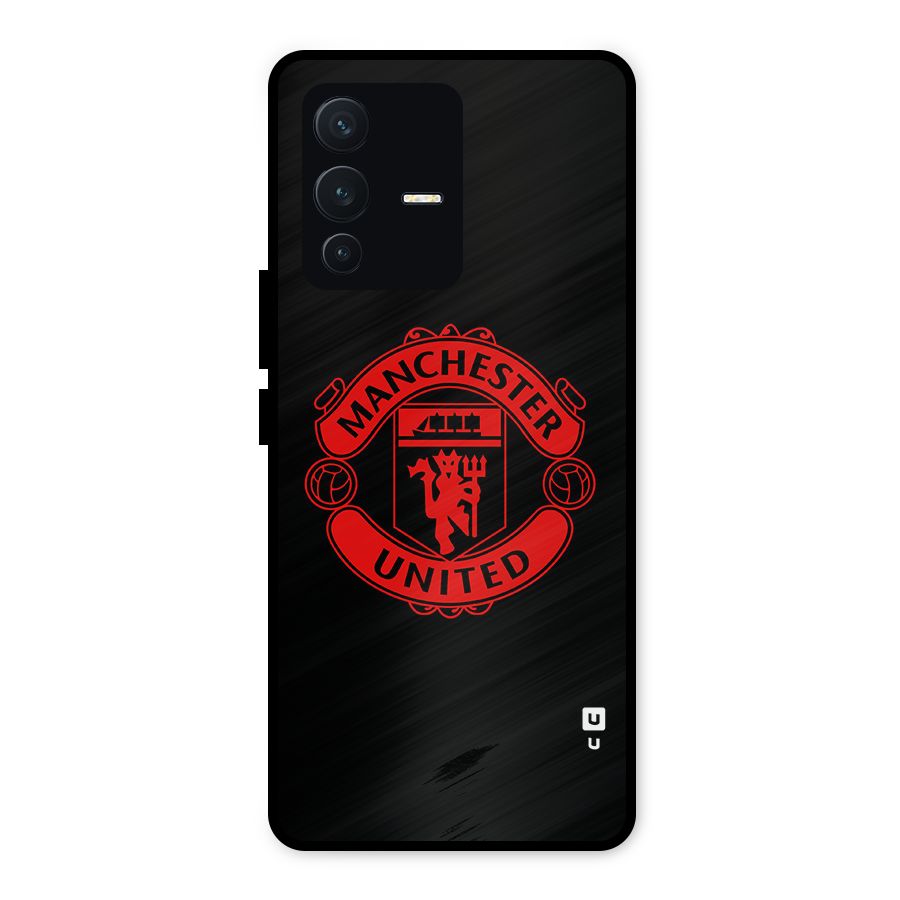 Bold Mancheter United Metal Back Case for Vivo V23 5G