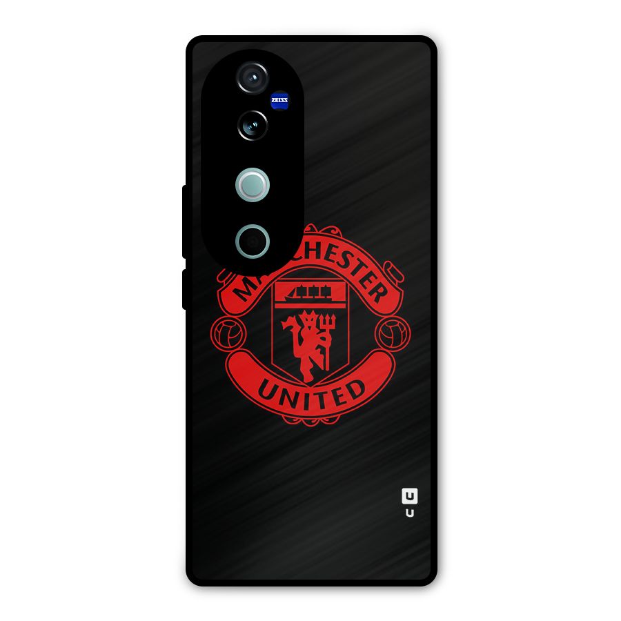 Bold Mancheter United Metal Back Case for Vivo V40