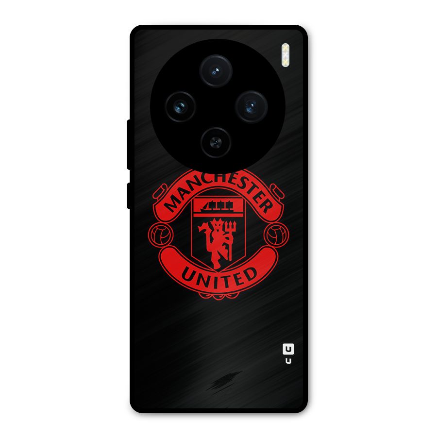 Bold Mancheter United Metal Back Case for Vivo X100