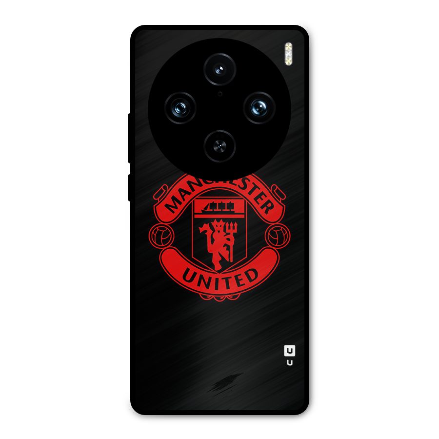 Bold Mancheter United Metal Back Case for Vivo X100 Pro