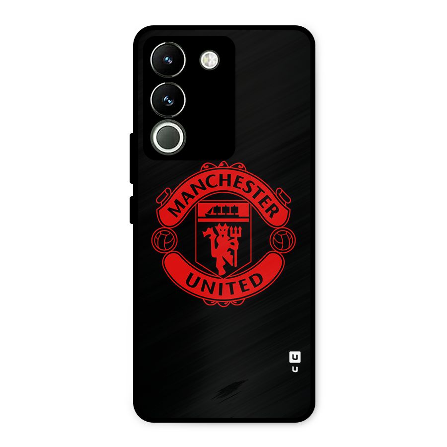 Bold Mancheter United Metal Back Case for Vivo Y200