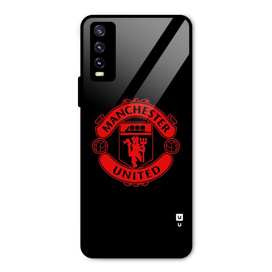 Bold Mancheter United Metal Back Case for Vivo Y20g
