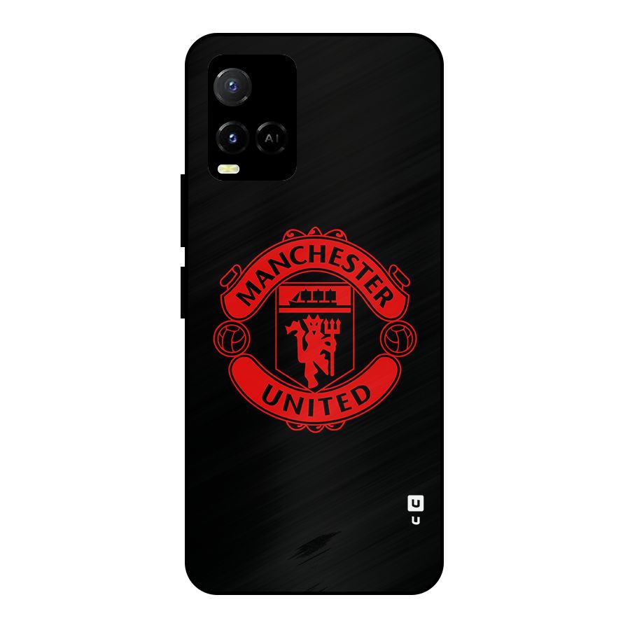 Bold Mancheter United Metal Back Case for Vivo Y21T