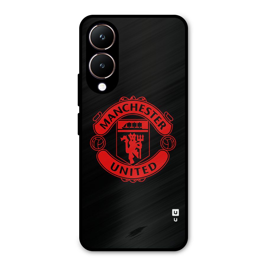 Bold Mancheter United Metal Back Case for Vivo Y28