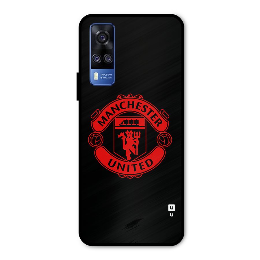 Bold Mancheter United Metal Back Case for Vivo Y31