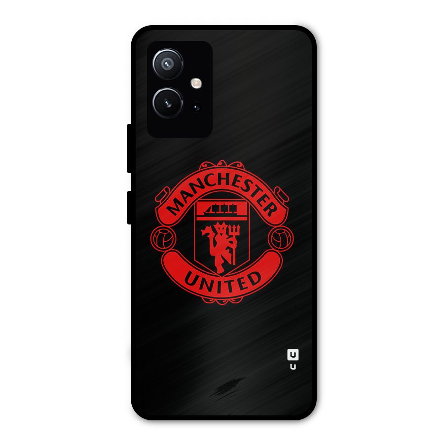 Bold Mancheter United Metal Back Case for Vivo Y75 5G