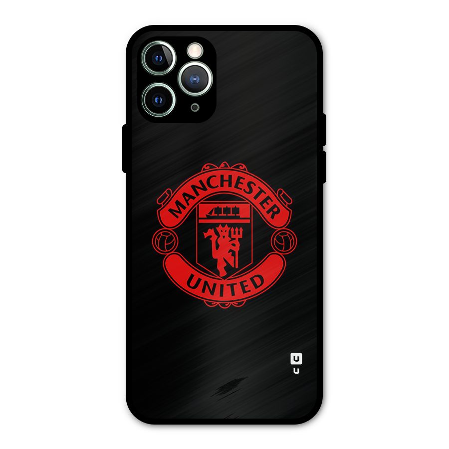 Bold Mancheter United Metal Back Case for iPhone 11 Pro Max