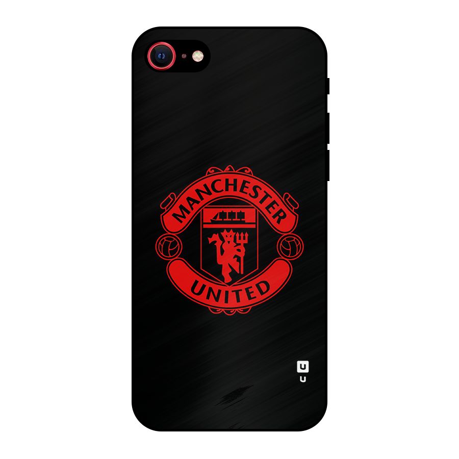 Bold Mancheter United Metal Back Case for iPhone SE 2020