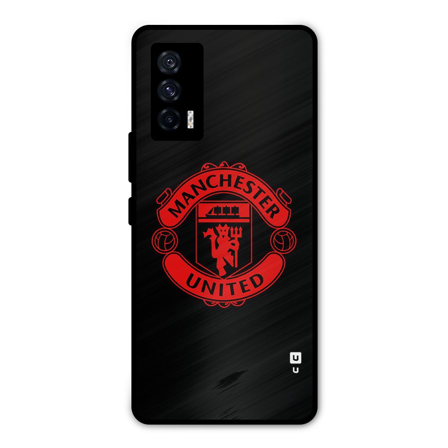 Bold Mancheter United Metal Back Case for iQOO 7 5G