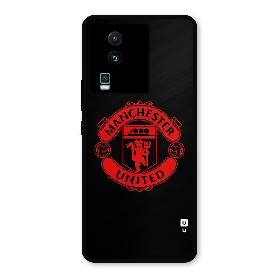 Bold Mancheter United Metal Back Case for iQOO Neo 7 Pro
