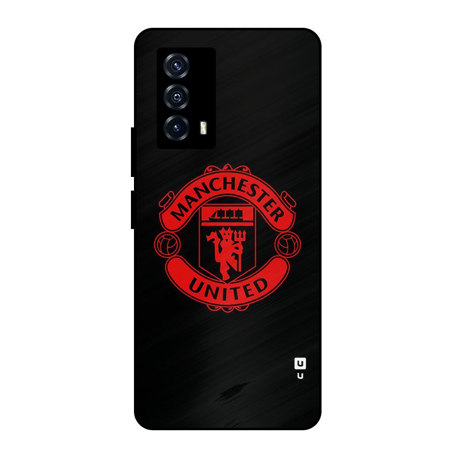 Bold Mancheter United Metal Back Case for iQOO Z5