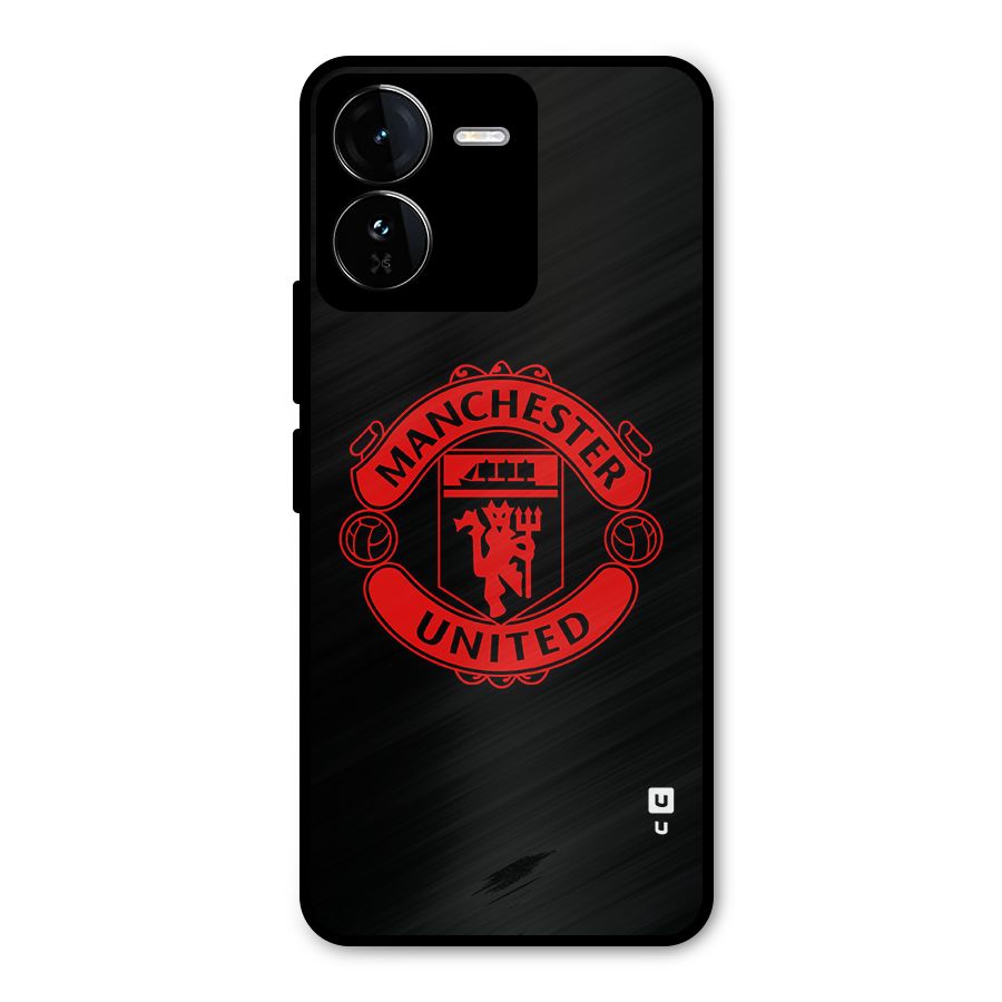 Bold Mancheter United Metal Back Case for iQOO Z9