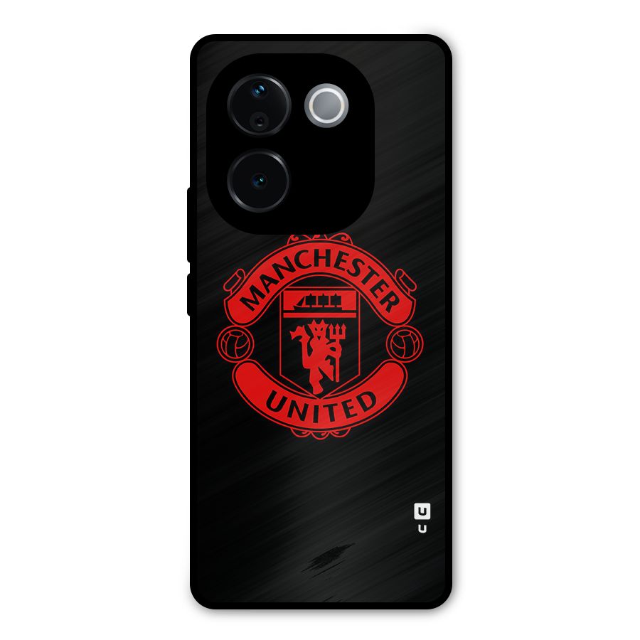 Bold Mancheter United Metal Back Case for iQOO Z9s Pro