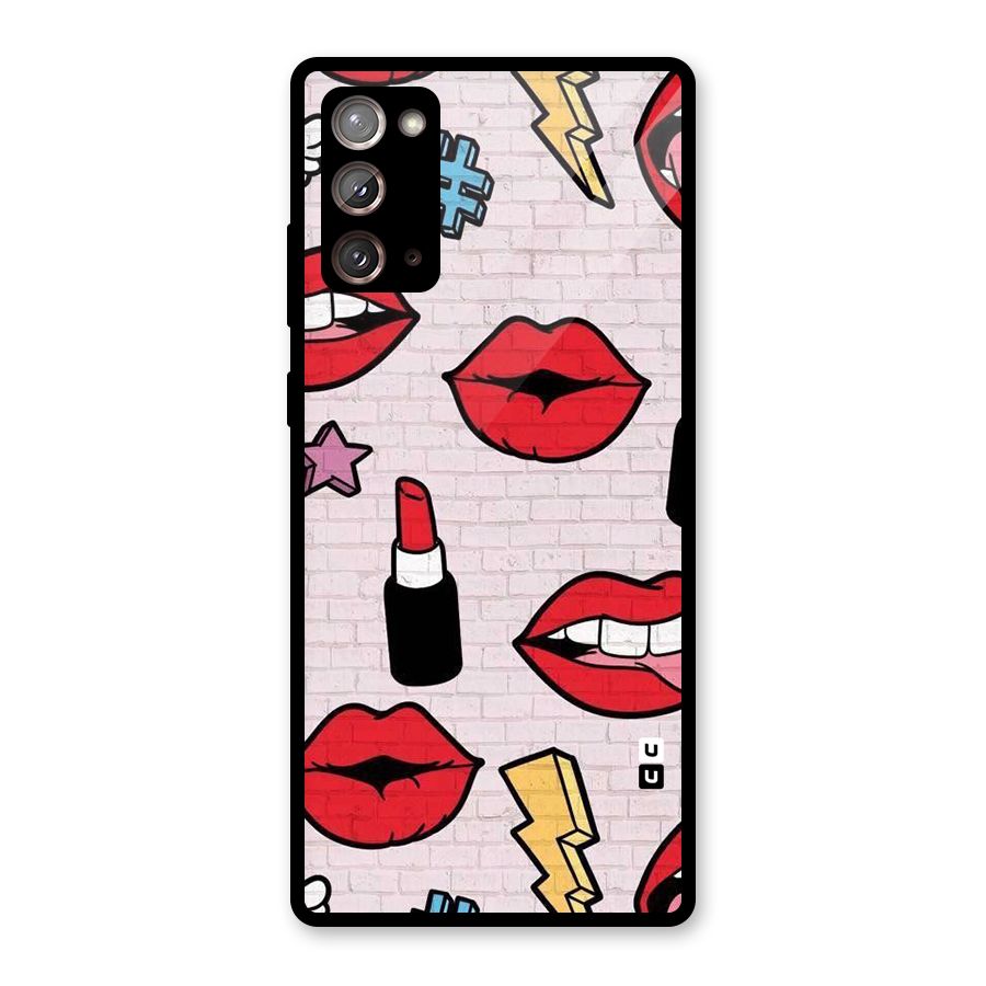 Bold Red Glass Back Case for Galaxy Note 20