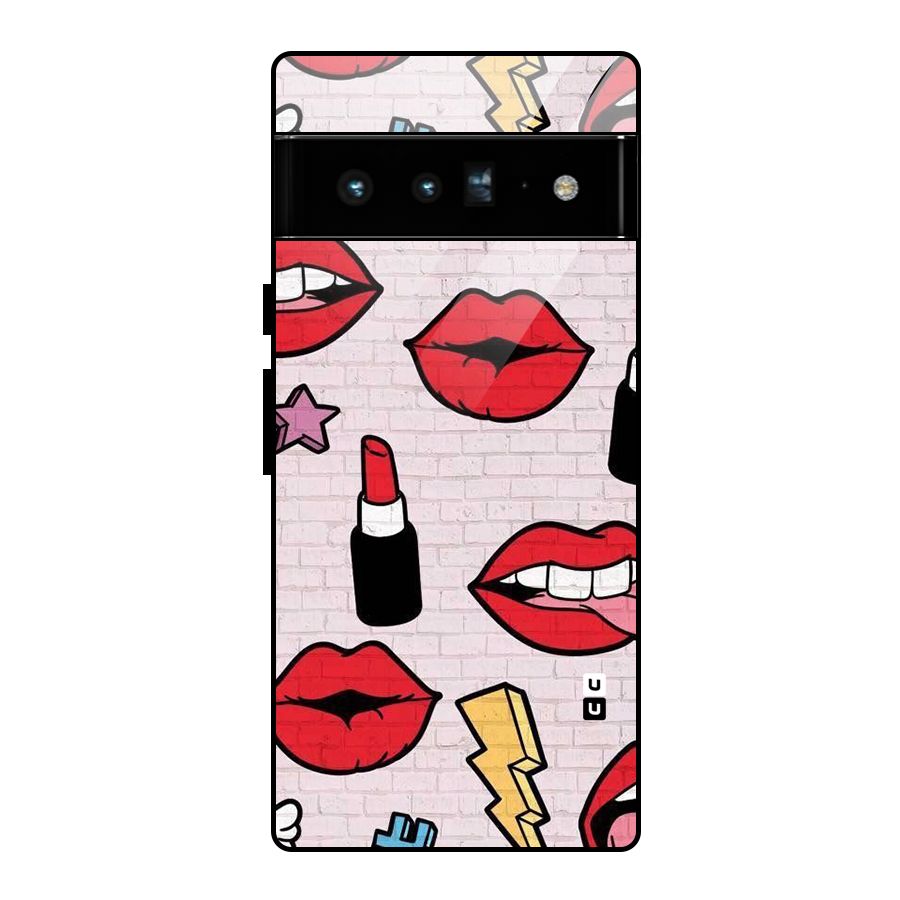 Bold Red Glass Back Case for Google Pixel 6 Pro