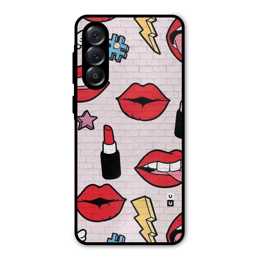 Bold Red Metal Back Case for Galaxy A56