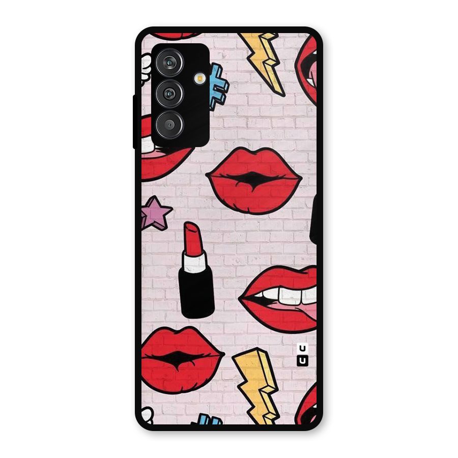 Bold Red Metal Back Case for Galaxy F13