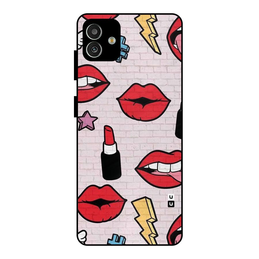 Bold Red Metal Back Case for Galaxy M13 5G