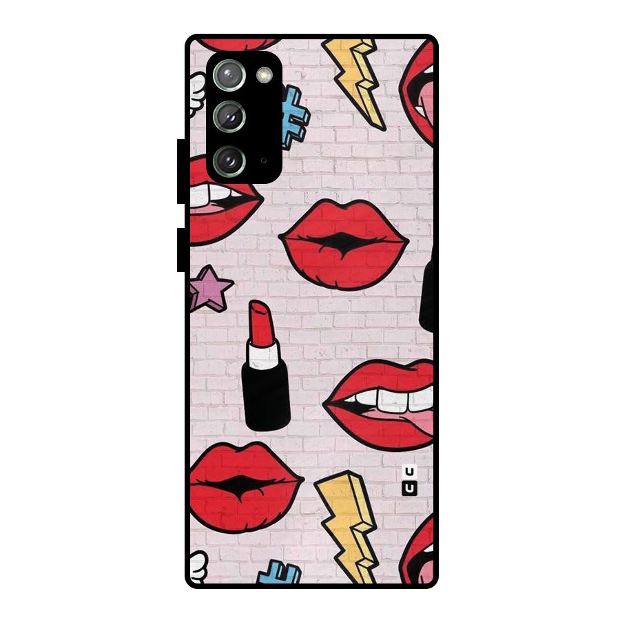 Bold Red Metal Back Case for Galaxy Note 20