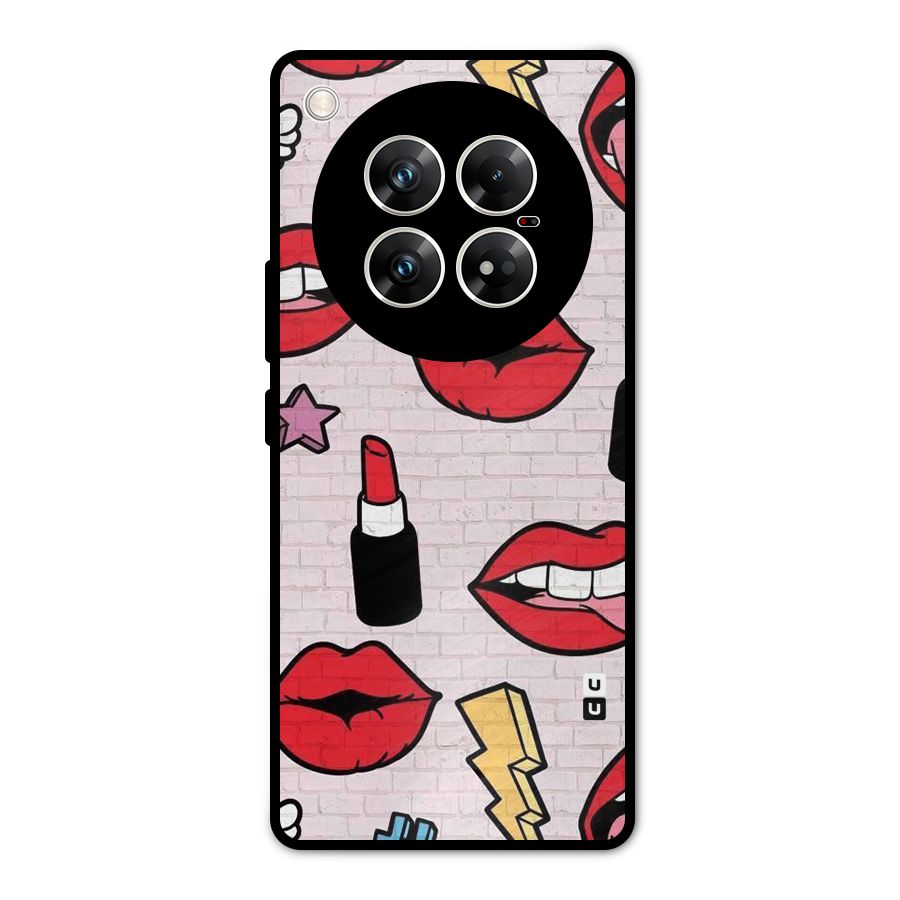 Bold Red Metal Back Case for Infinix Zero 40 5G