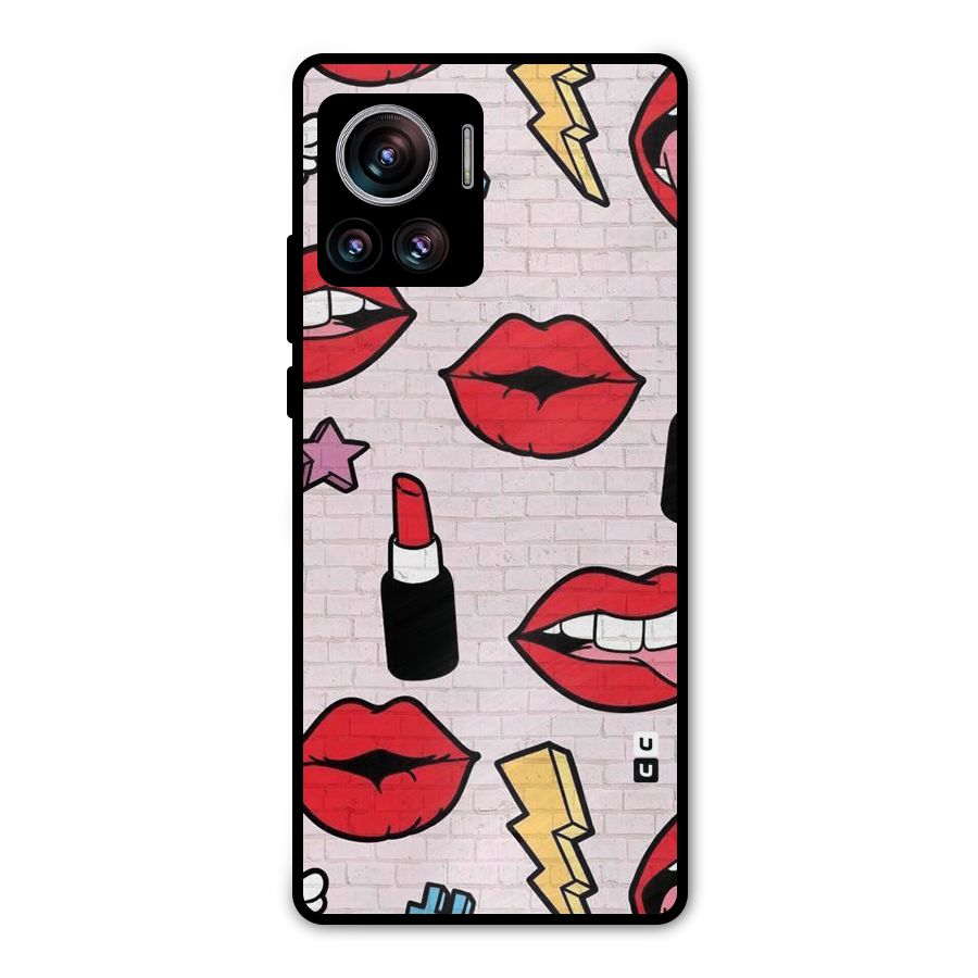 Bold Red Metal Back Case for Motorola Edge 30 Ultra