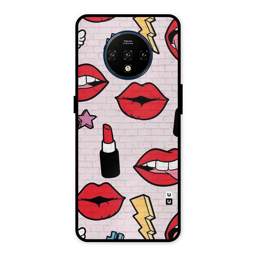 Bold Red Metal Back Case for OnePlus 7T