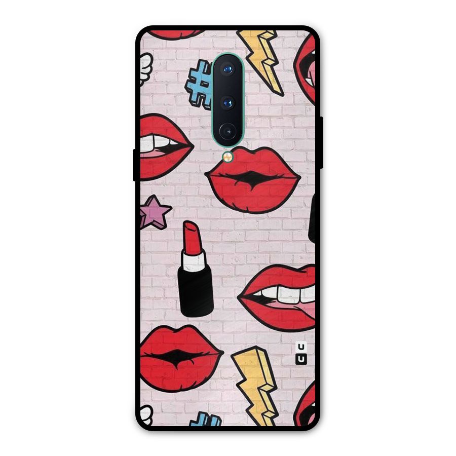 Bold Red Metal Back Case for OnePlus 8