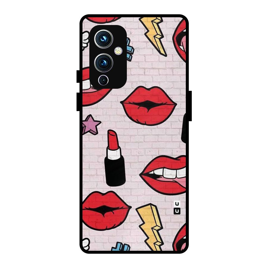 Bold Red Metal Back Case for OnePlus 9