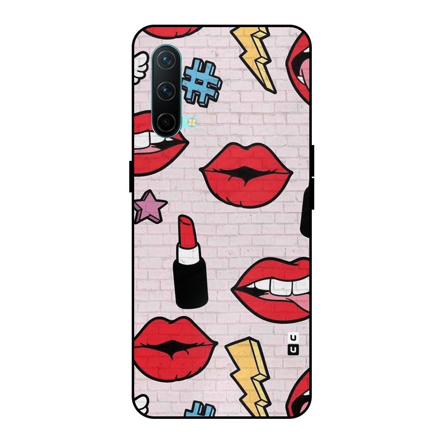 Bold Red Metal Back Case for OnePlus Nord CE 5G