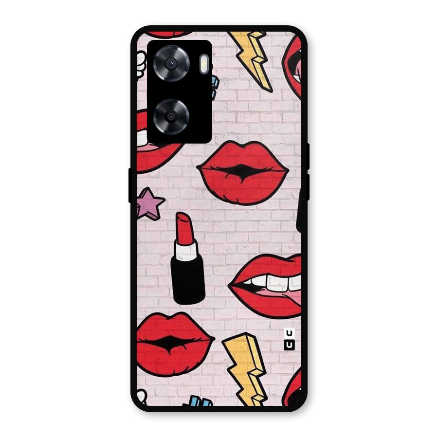 Bold Red Metal Back Case for OnePlus Nord N20 SE