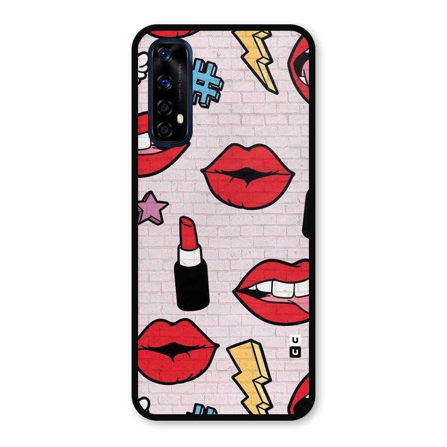 Bold Red Metal Back Case for Realme Narzo 20 Pro
