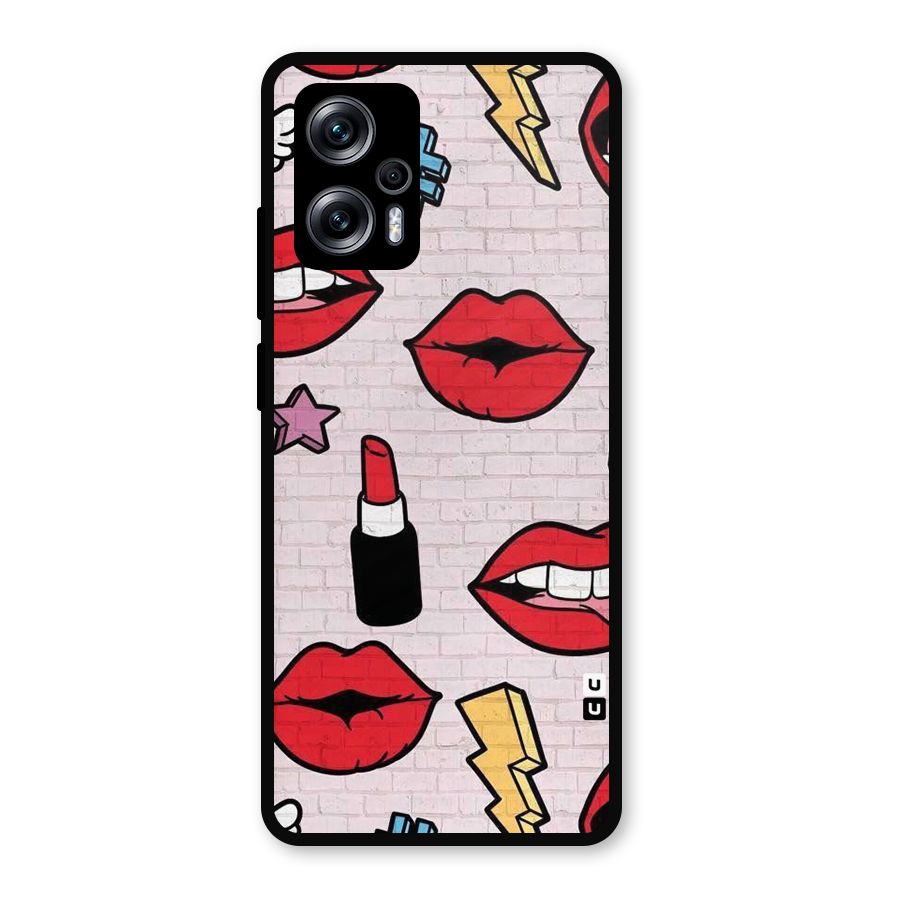 Bold Red Metal Back Case for Redmi K50i