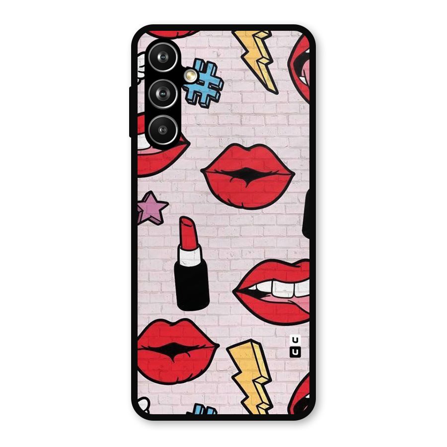 Bold Red Metal Back Case for Samsung Galaxy M54