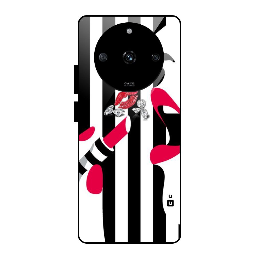 Bold Woman Glass Back Case for Realme Narzo 60 5G