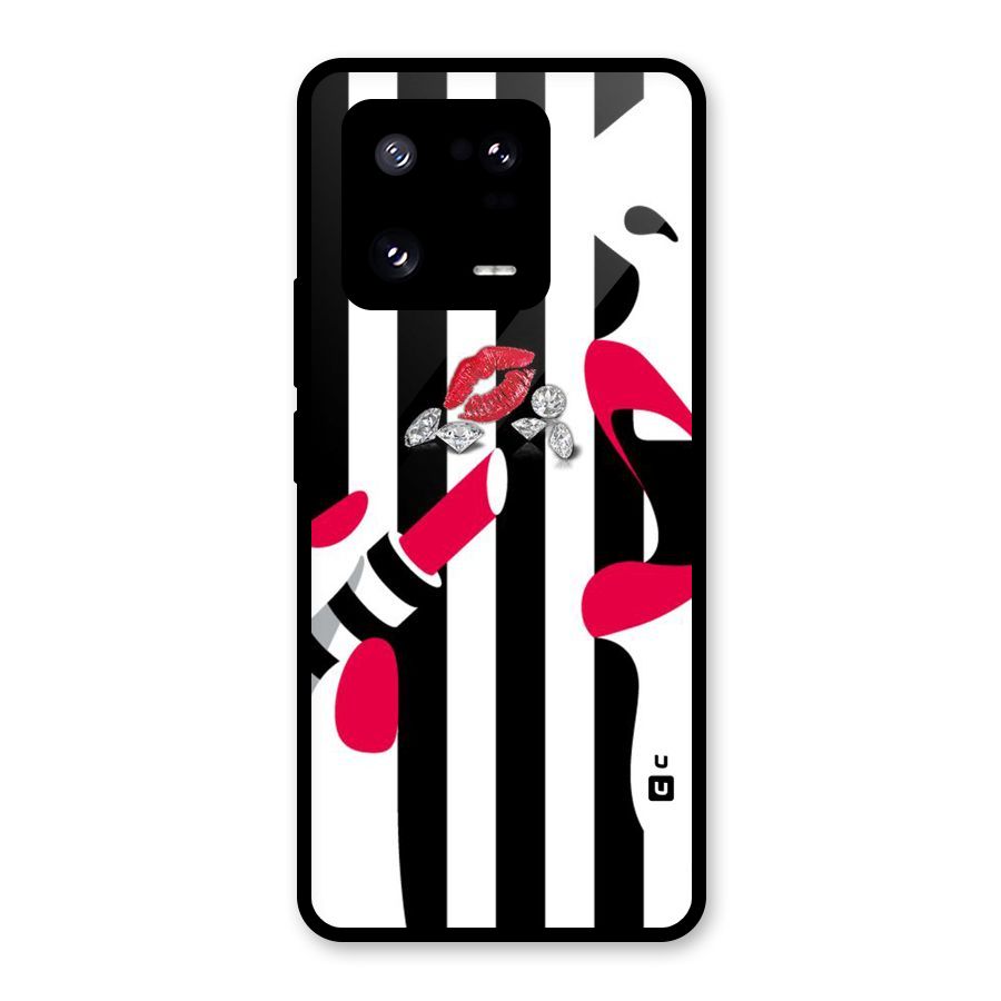 Bold Woman Glass Back Case for Xiaomi 13 Pro