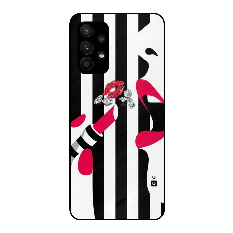 Bold Woman Metal Back Case for Galaxy A23