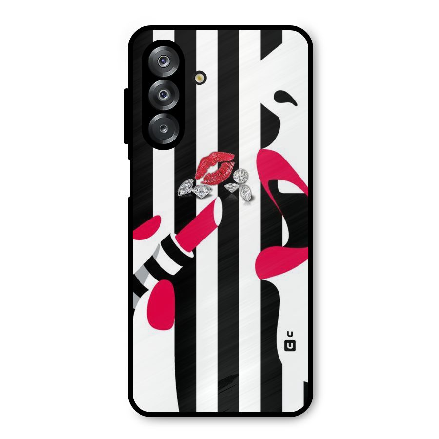 Bold Woman Metal Back Case for Galaxy A26
