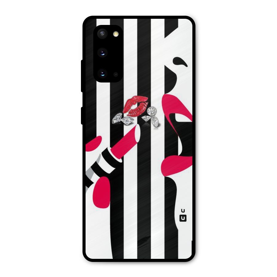 Bold Woman Metal Back Case for Galaxy S20