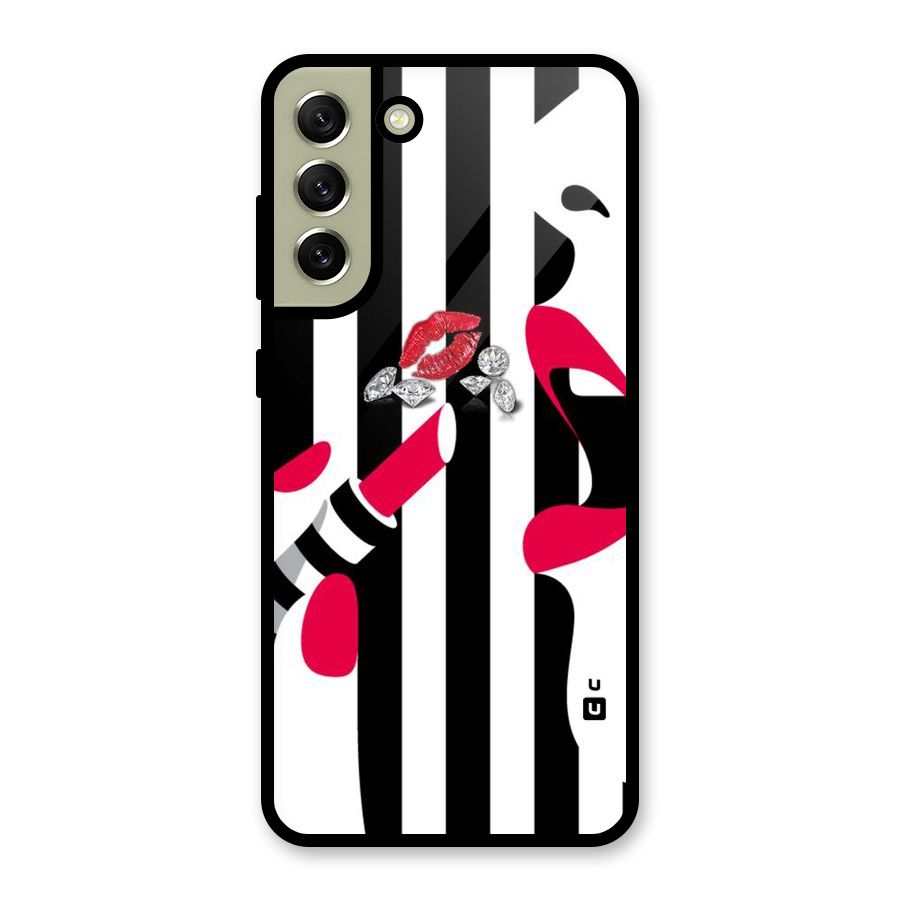Bold Woman Metal Back Case for Galaxy S21 FE 5G (2023)