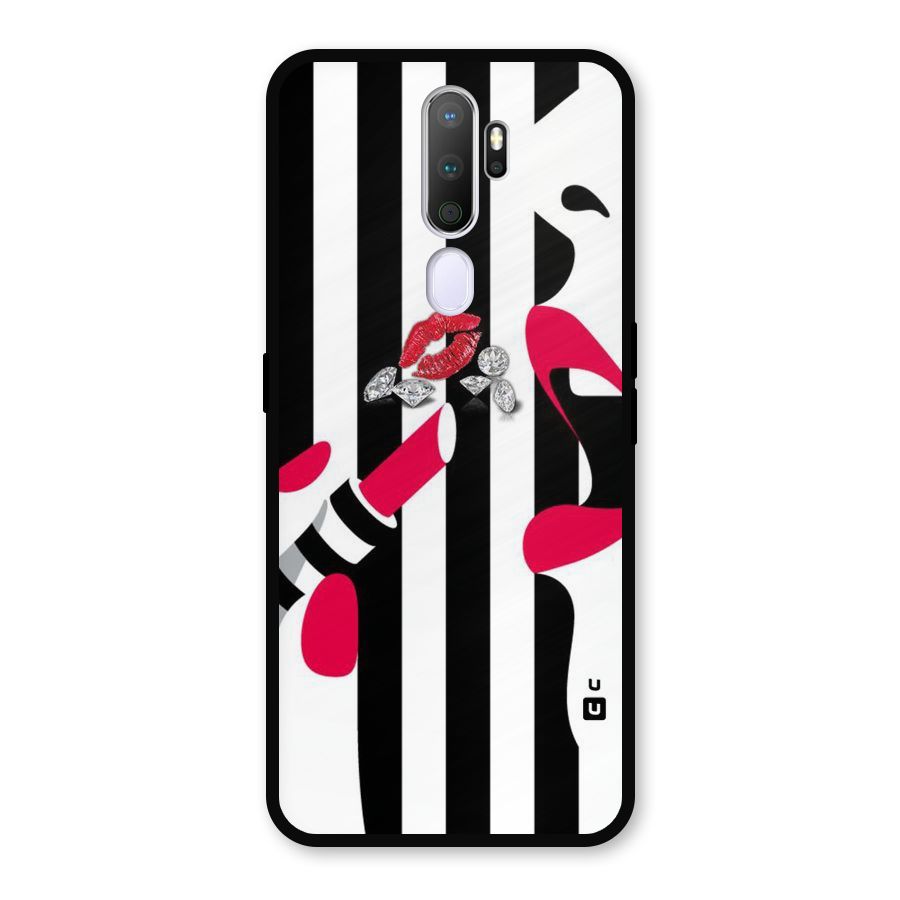 Bold Woman Metal Back Case for Oppo A5 (2020)