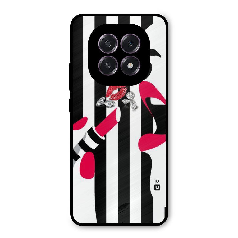 Bold Woman Metal Back Case for Oppo F29