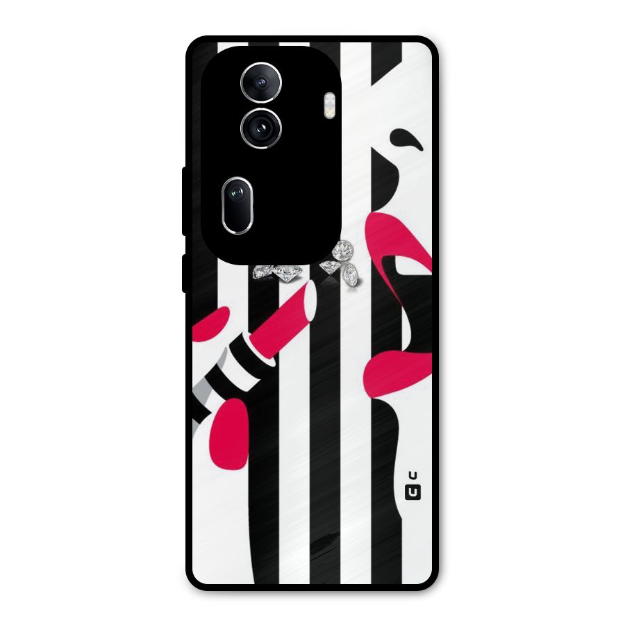Bold Woman Metal Back Case for Oppo Reno11 Pro 5G