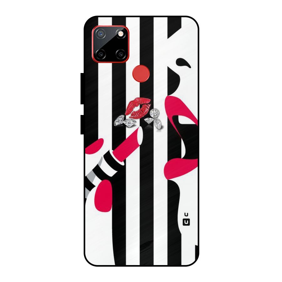 Bold Woman Metal Back Case for Realme C12