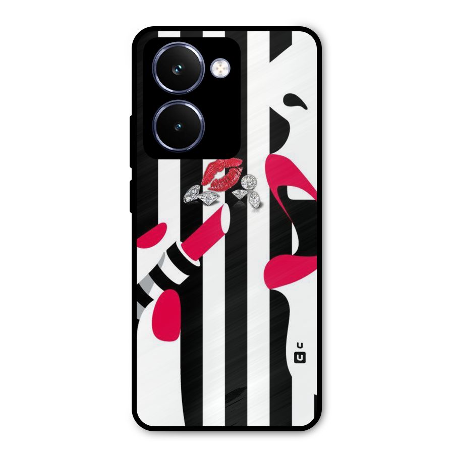 Bold Woman Metal Back Case for Realme P3 Ultra