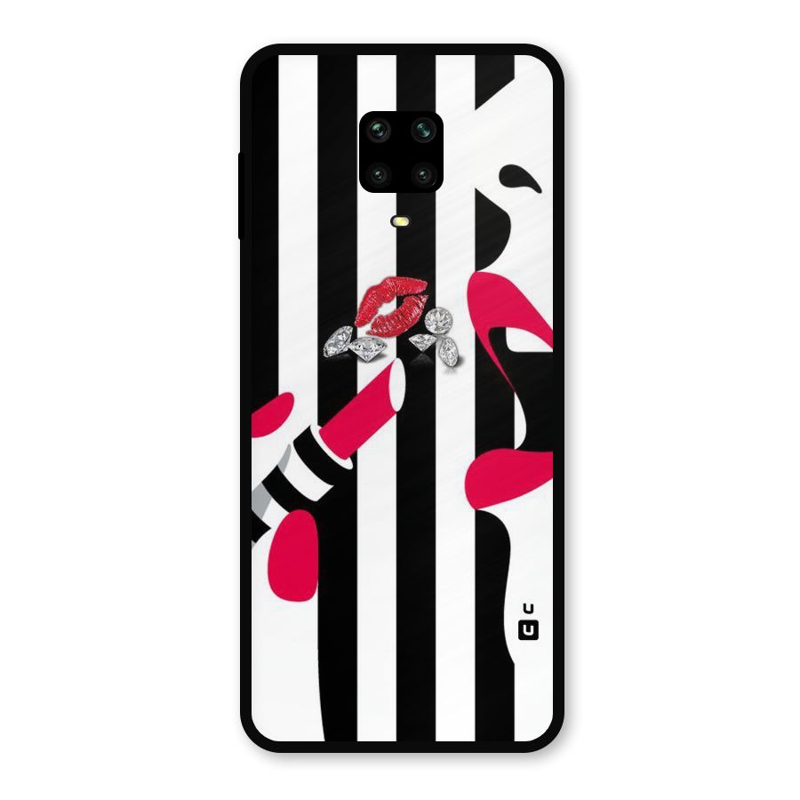 Bold Woman Metal Back Case for Redmi Note 10 Lite